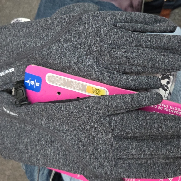 Head Touch Screen Running Gloves Sensatech Size Large Grey Brand New - Picture 7 of 7